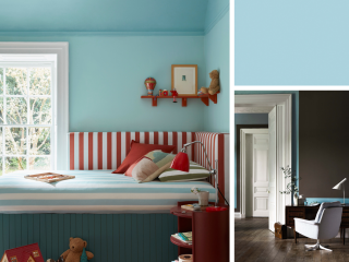 Little Greene Intelligent Satin - Sky Blue 103