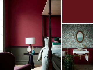 Little Greene Absolute Matt Emulsion - Baked Cherry 14