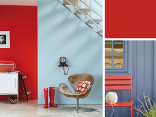 Little Greene Intelligent Satin - Atomic Red 190