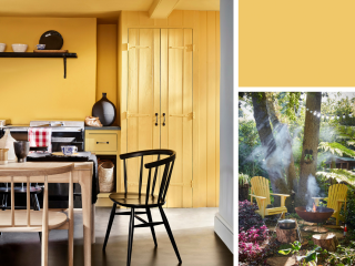 Little Greene Intelligent Satin - Giallo 337
