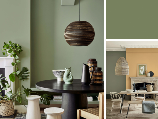 Little Greene Intelligent Satin - Sage Green 80