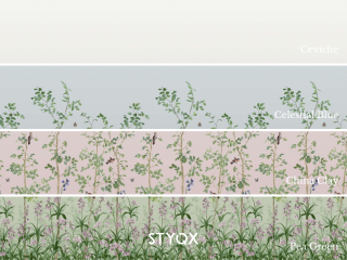 Little Greene Bird & Bluebell - Celestial Blue