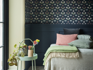 Little Greene Burges Butterfly - Hicks' Blue