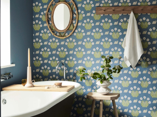 Little Greene Burges Snail - Dark Blue