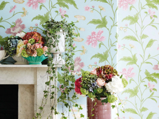 Little Greene Chine Rose - Blue Lustre