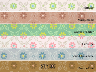 Little Greene Ditsy Block - Masquerade