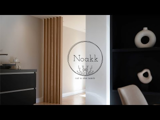 Noakk Roomdivider as zwart