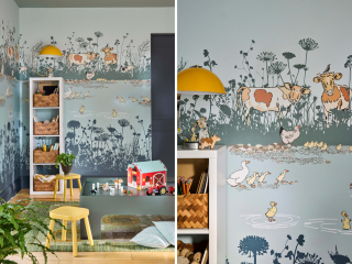 Little Greene Riverside Capers - Moo