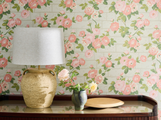 Little Greene Rose Garden - Green Stone