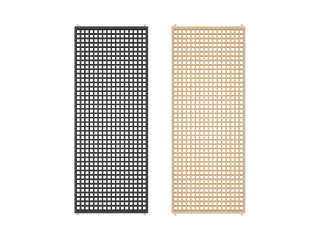 Roomdivider Shinjuku - Blanke lak - 255 cm