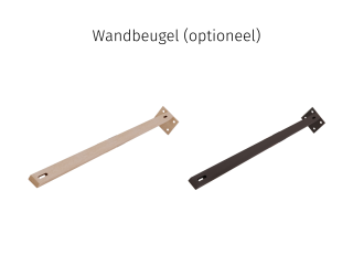 Roomdivider Shinjuku - Blanke lak - 255 cm