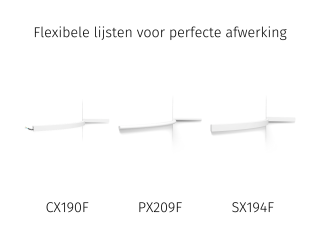 Orac flexibel wandpaneel WX211F
