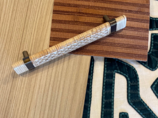 Catchii bamboe behang Cognac - B006