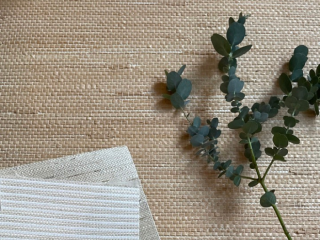 Catchii raffia behang Grasweefsel Warm Beige - R003