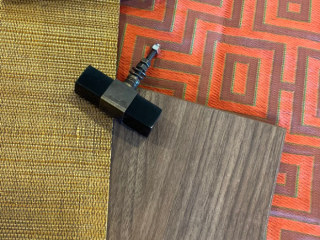 Catchii sisal behang Goudgeel - S010