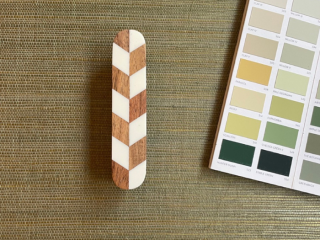 Catchii sisal behang Groen Camel Mix - S019