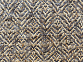 Catchii weave behang Visgraat Caramel Kastanje - W013