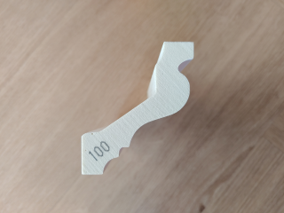 Gaudi flexibele kroonlijst 1.50.100