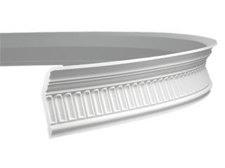 Gaudi flexibele kroonlijst 1.50.104