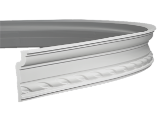 Gaudi flexibele kroonlijst 1.50.119