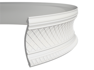 Gaudi flexibele kroonlijst 1.50.138