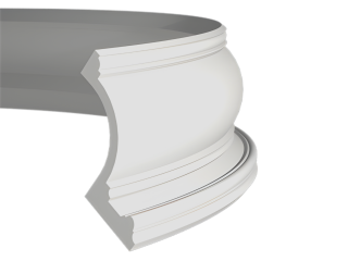 Gaudi flexibele kroonlijst 1.50.209