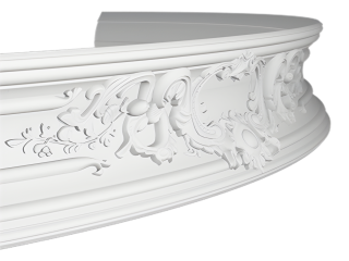 Gaudi flexibele kroonlijst 1.50.252