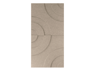 Maeven Art akoestische 3D panelen Maya III - Beige (set van 2)