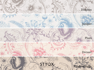 Little Greene Woodblock Mono - Plum