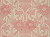 Dahlia Scroll - Carmine behang van Little Greene met grote roze bloemen met krullen