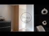 Noakk XL Roomdivider walnoot