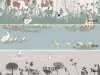 Little Greene Riverside Capers - Cluck