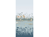 Little Greene behang Riverside Capers Moo mural patroon