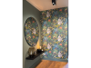 Cole & Son Savuti behang toegepast in een hal op de muur met spiegel 109/1006