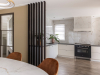 XL Roomdivider gerookt eiken
