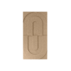 Maeven Art akoestische 3D panelen Maya VII - Sand (set van 2)