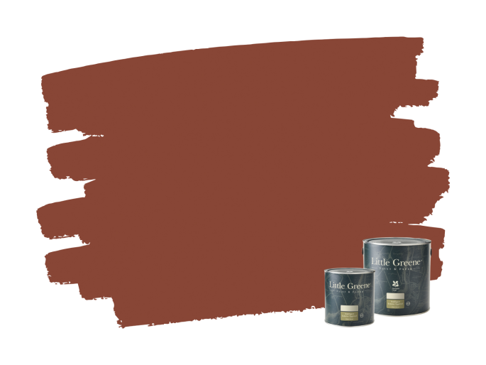 Little Greene Intelligent Exterior Eggshell - Tuscan Red 140
