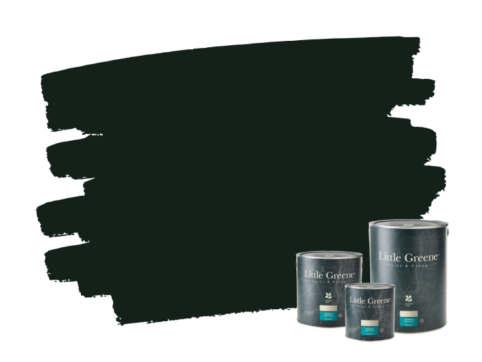 Little Greene Obsidian Green 216 Intelligent Satin