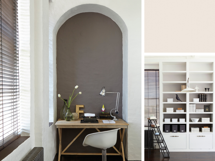 Little Greene - Down 242 op boekenkast