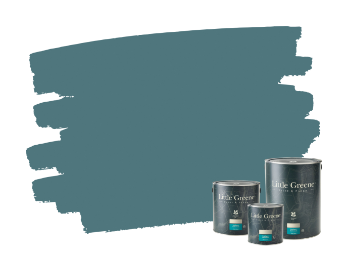 Little Greene Tea with Florence 310 Intelligent Satin