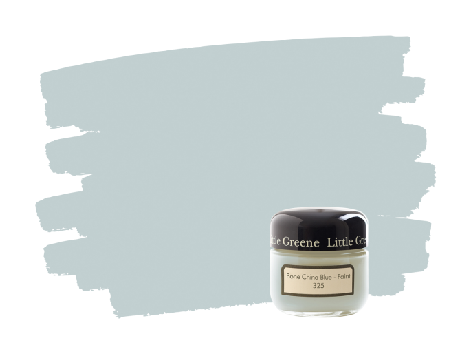 Little Greene Bone China Blue Faint 325 samplepotje