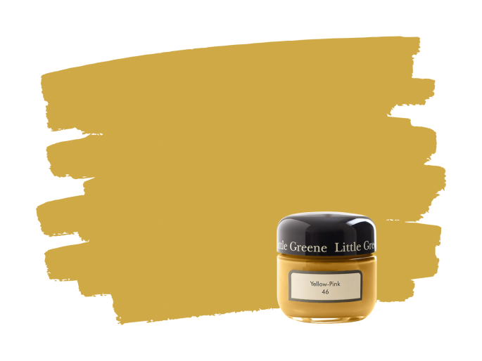 Little Greene Yellow Pink 46 samplepotje