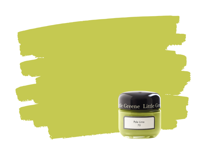 Little Greene Pale Lime 70 samplepotje