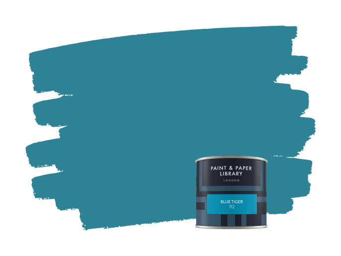 Paint and Paper Library Blue Tiger 712 samplepotje