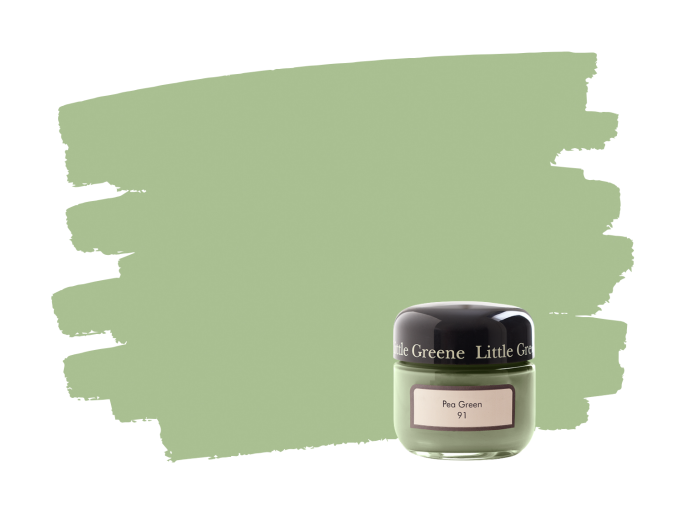 Little Greene Pea Green 91 samplepotje