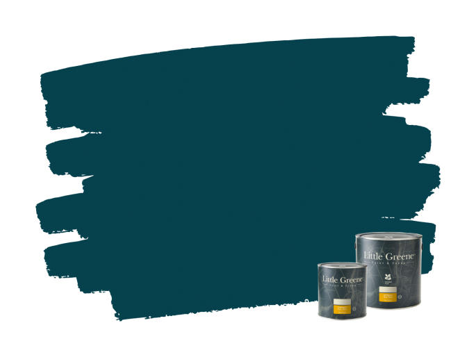 Little Greene Intelligent Floor Paint - Marine Blue 95
