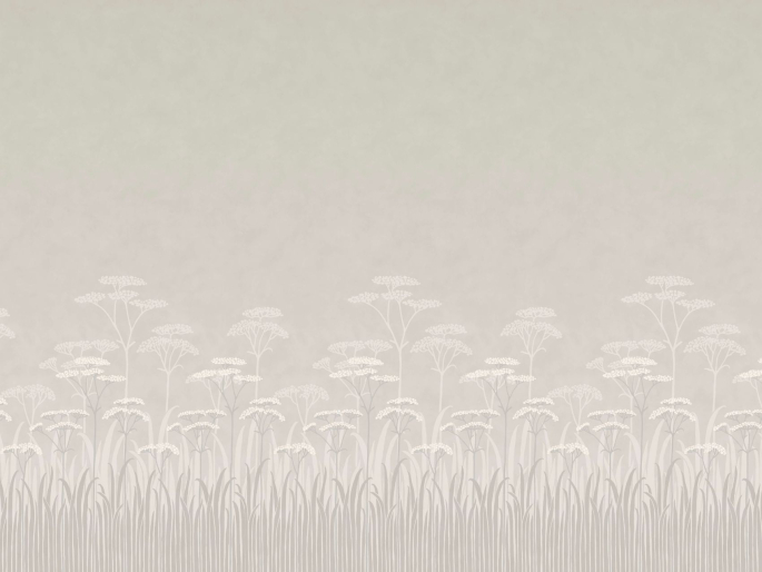 Achillea - Brume behang van Little Greene