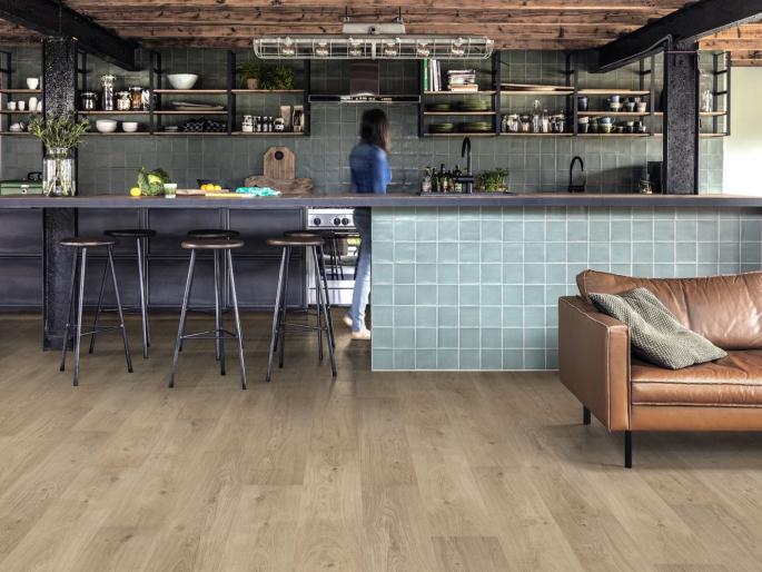 Floorify PVC Lange planken Champagne F017T