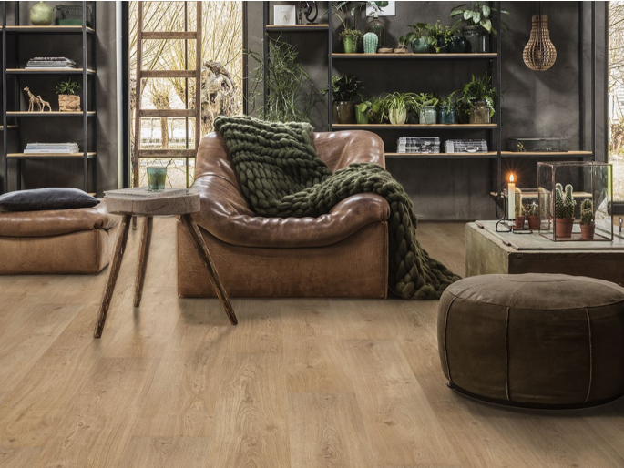 Floorify PVC Lange planken Cognac F019T