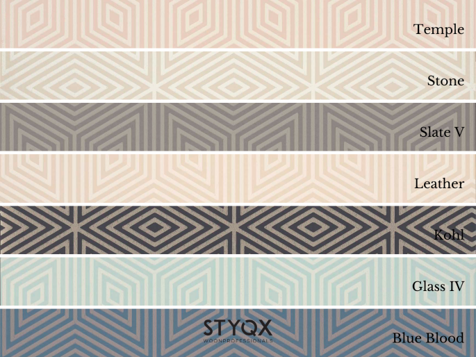 Paint & Paper Library Marquetry Tile - Slate V